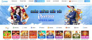 Sảnh game đa dạng và phong phú tại VF5555